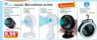 Norma Mini ventilateur au choix offre