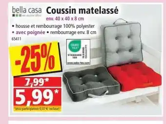 Norma Coussin matelassé offre
