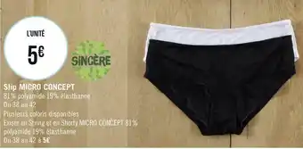 Slip MICRO CONCEPT