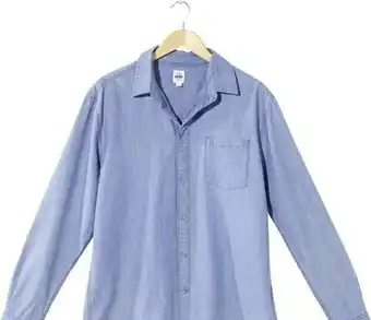 Chemise Manches Longues Denim