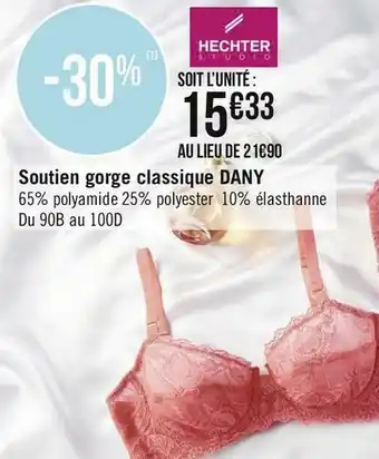 Soutien gorge classique DANY