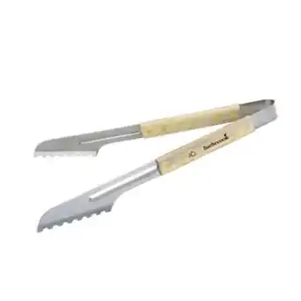 Pince dentée en inox et bois 40 cm - barbecook