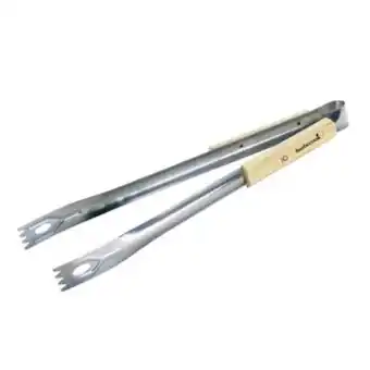 Alice Délice Pince en inox et bois 40 cm - barbecook offre