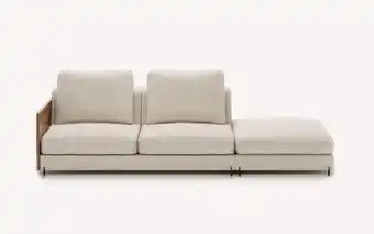 La Maison du Convertible Canapé convertible modulable avec pouf coffre offre