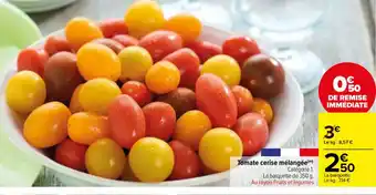 Carrefour Tomate cerise mélangée(m) offre