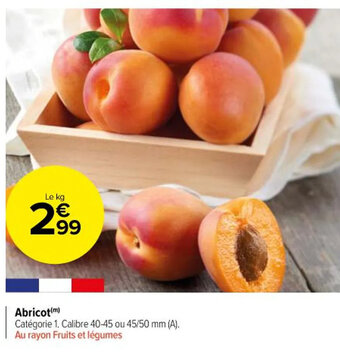 Carrefour Abricot offre