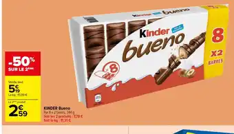 Carrefour KINDER Bueno offre