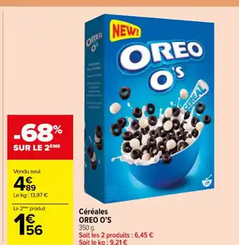 Carrefour Céréales OREO O'S offre