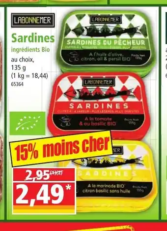 Norma Sardines offre