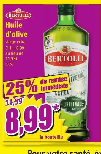 Norma Huile d'olive offre