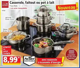 Norma Casserole, faitout ou pot à lait offre