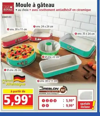 Norma Moule à gâteau offre