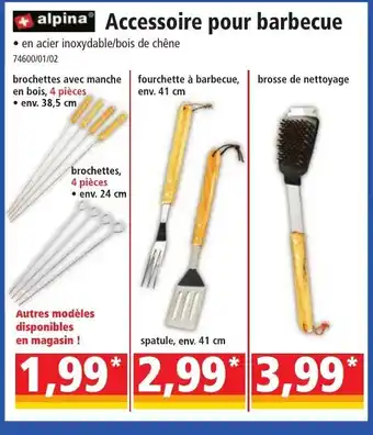 Norma Alpina Accessoire pour barbecue offre