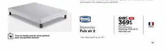BUT Sommier Puls air 2 140x190 cm offre