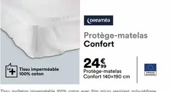 ProtĂšge-matelas Confort 140x190 cm
