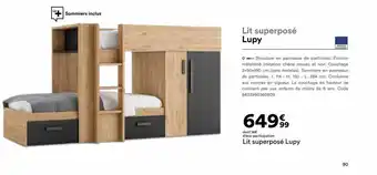 BUT Lit superposé Lupy offre
