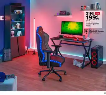 Bureau gamer Rush