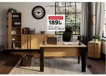 BUT Bureau L. 136 cm offre