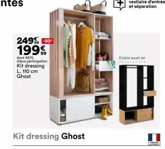 BUT Kit dressing L. 110 cm Ghost offre