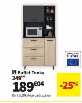 Conforama Buffet tonka offre