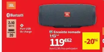 Enceinte nomade