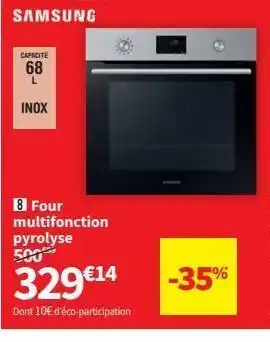 Conforama Four multifonction pyrolyse offre