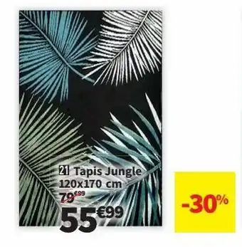 Conforama Tapis jungle 120x170cm offre