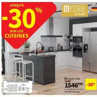 Conforama Cuisine twist offre