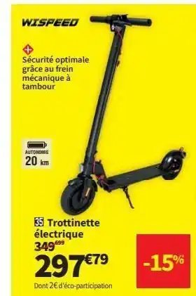 Conforama Trottinette électrique offre