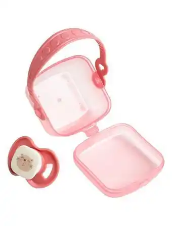 KIABI Sucette + range-sucette chat rose offre