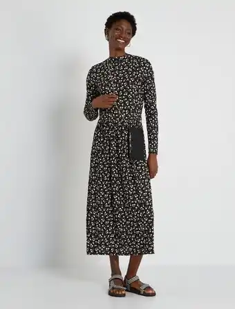 KIABI Robe longue fluide à motif offre