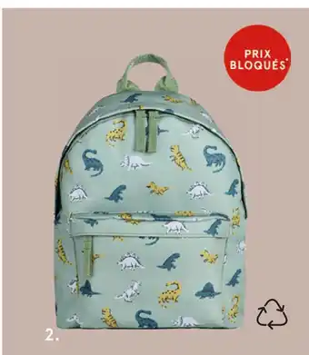 Monoprix Mini sac à dos dinosaures offre