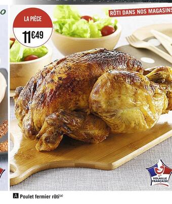 Casino Supermarchés Poulet fermier rôti offre