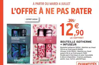 Intermarché Duck'n bouteille isotherme + infuseur offre