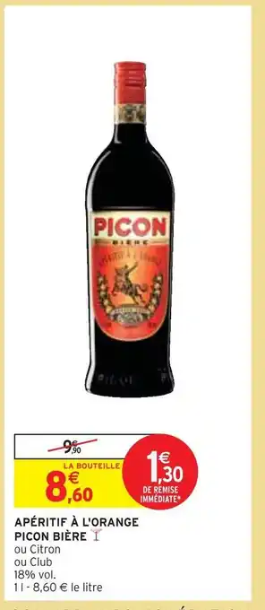 Intermarché Apéritif à l'orange picon bière offre