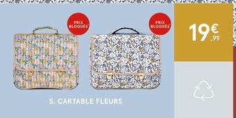 Monoprix Monoprix cartable fleurs offre
