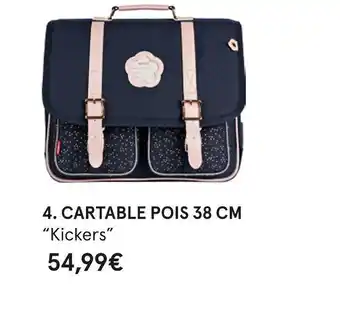 Monoprix Kickers cartable pois 38 cm offre