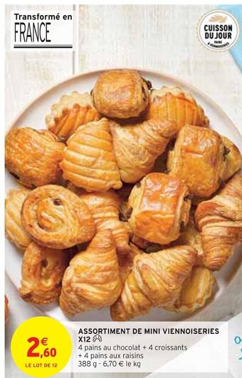 Intermarché Assortiment de mini viennoiseries x12 offre