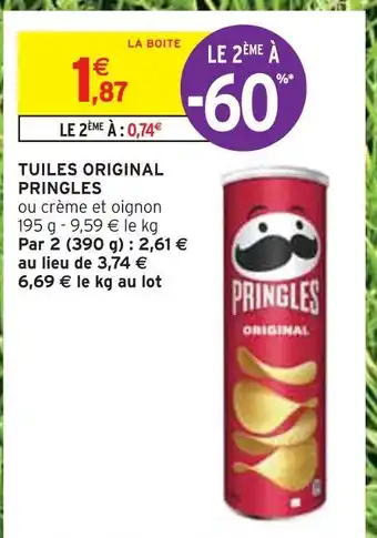Intermarché Pringles tuiles original offre