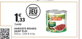 Intermarché Saint éloi haricots rouges offre