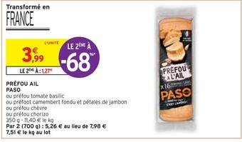 Intermarché Paso préfou ail offre