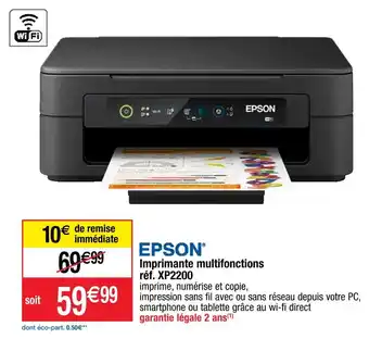 Cora x Carrefour Epson imprimante multifonctions offre