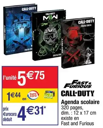 Cora x Carrefour Agenda scolaire offre