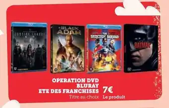 Operation dvd bluray ete des franchises