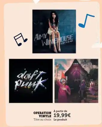 Hyper U Operation vinyle offre