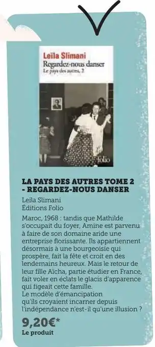 Hyper U La pays des autres tome 2 - regardez-nous danser offre