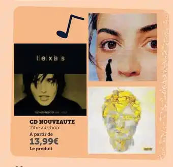 Hyper U Cd nouveaute offre