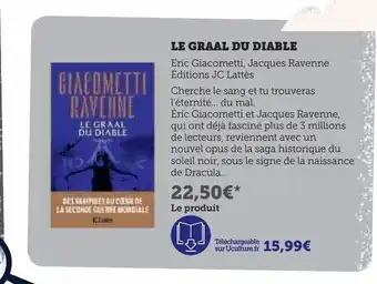 Hyper U Le graal du diable offre