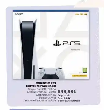 Hyper U Console ps5 edition standard offre