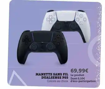 Manette sans fil dualsense ps5